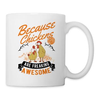Chickens Farmer Chicken Gift Farmer - Mug - white - Right