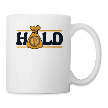 Hold Crypto Kryptowährung Blockchain Crypto - Tasse - Weiß - Rechts