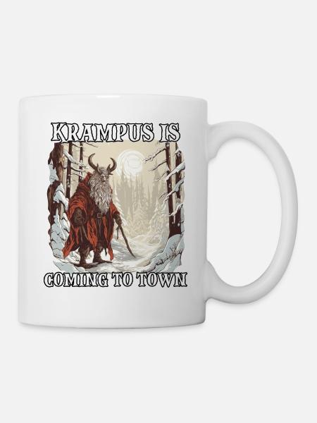 Krampus T | Krampus Kostüm | Grusliger - Tasse - Weiß