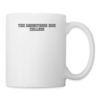 Hiking - The mountains are calling - Mug - white - Right