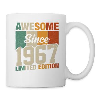 Geboren Legenden 1967 - Tasse - Weiß - Rechts