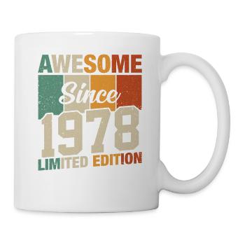 Millésime légendaire 1978 - Mug blanc - blanc - Droite