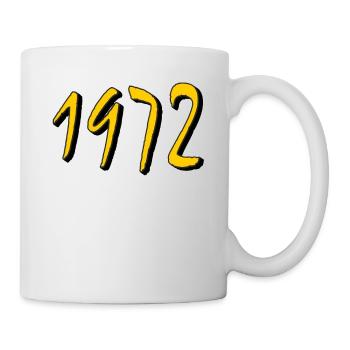 BIRTHDAY YEAR 1972 - Mug - white - Right