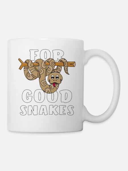 FOR GOOD SNAKES - Tasse - Weiß