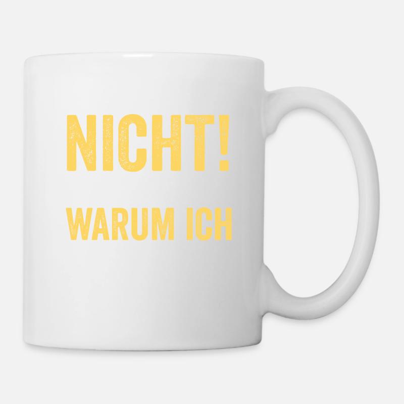Ich diskutiere nicht Ich Erkläre - Tasse - Weiß