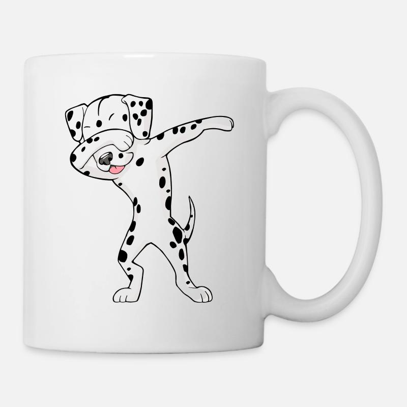 Dalmatiner Dab Dabbing dalmatiner - Tasse - Weiß