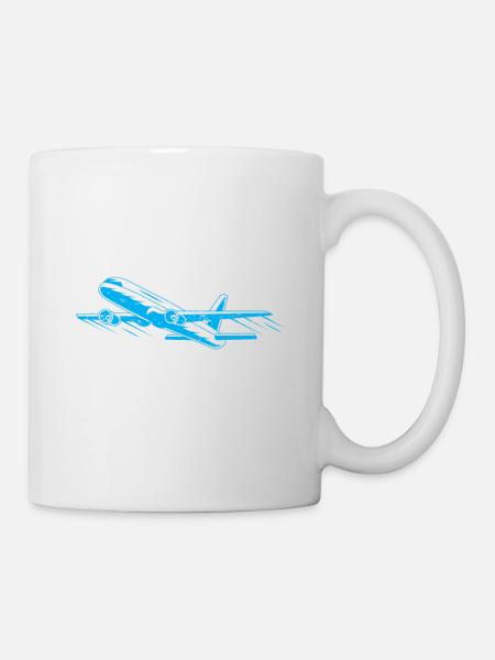 Citation du pilote Flight Lover Aircraft Aviation - Mug blanc - blanc