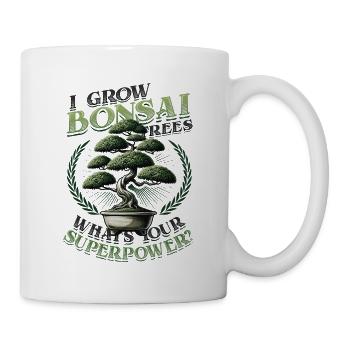Growing Bonsai Trees Superpower Japanese Bonsai - Mug - white - Right