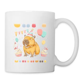 Capy Birthday - Mug - white - Right