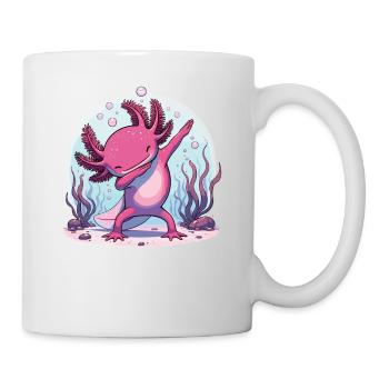 Dab Axolotl Dabbing pour les amateurs d’axolotls - Mug blanc - blanc - Droite