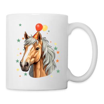 I Am 2 Years Old Horses Horse 2nd Birthday - Mug - white - Right