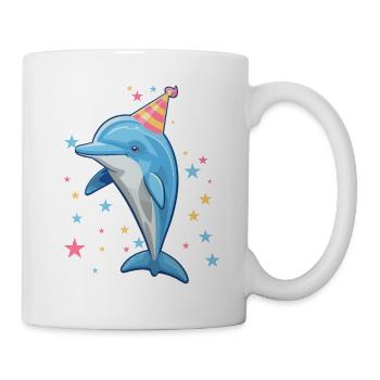J’ai 9 ans Dauphins Dauphin 9ème anniversaire - Mug blanc - blanc - Droite