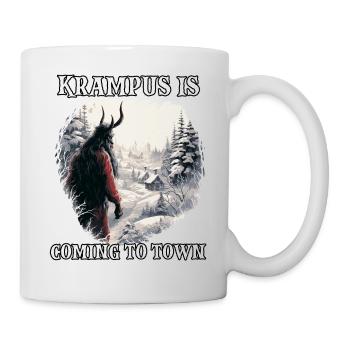 Krampus mask | Krampus costume | Germanic - Mug - white - Right