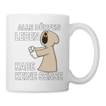 SENSENMANN HABE KEINE SENSE - Tasse - Weiß - Rechts