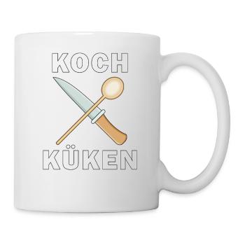 KOCH KÜKEN - Tasse - Weiß - Rechts