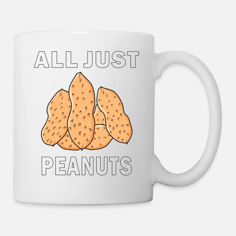 CACAHUÈTES - Mug blanc - blanc