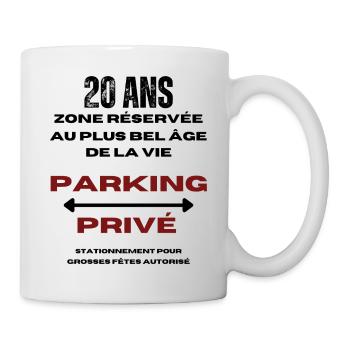 cadeau homme, femme, humour, t-shirt humoristique - Mug blanc - blanc - Droite
