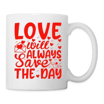 Love me Valentine Happy Valentines Valentines - Mug - white - Right