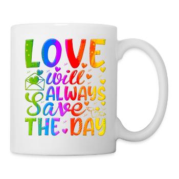 Love me Valentine Happy Valentines Valentines - Mug - white - Right