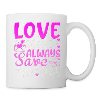 Love me Valentine Happy Valentines Valentines - Mug - white - Right