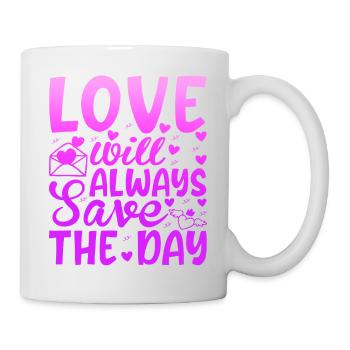 Love me Valentine Happy Valentines Valentines - Mug - white - Right