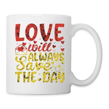 Love me Valentine Happy Valentines Valentines - Mug - white - Right