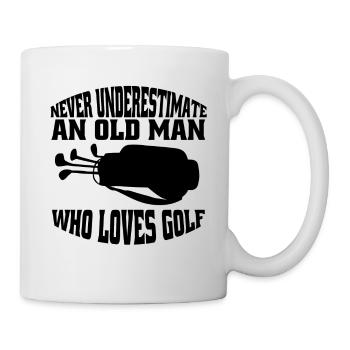 Golfeurs Golf Terrain de Golf Golf Club de Golf - Mug blanc - blanc - Droite