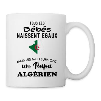 Better Equal Babies Have an Algerian Dad - Mug - white - Right