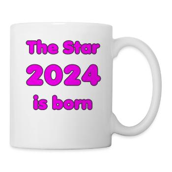 Birth 2024 - Gift - The Star 2024 is born - Mug - white - Right