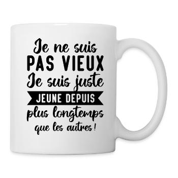Je Ne Suis Pas Vieux - Mug blanc - blanc - Droite