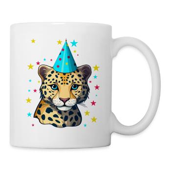 I'm 4 Years Old Leopard Leopard 4th Birthday - Mug - white - Right