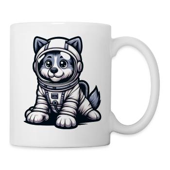 Cute Dog Astronaut - Mug - white - Right