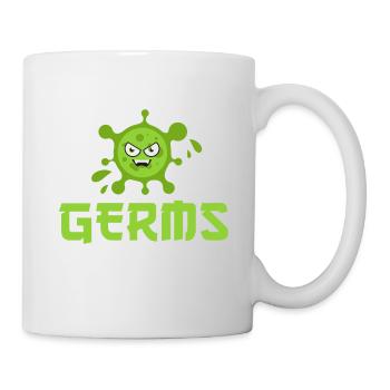 Hände waschen Keime sind gaaaanz schlimm - Tasse - Weiß - Rechts