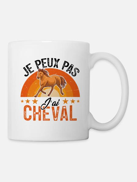 I can't I have a horse - Mug - white