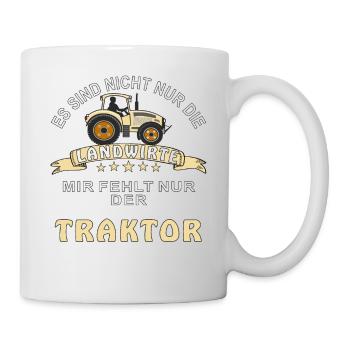TRAKTOR LANDWIRT - Tasse - Weiß - Rechts