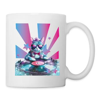 DJ Mix, Ai Katze - Tasse - Weiß - Rechts