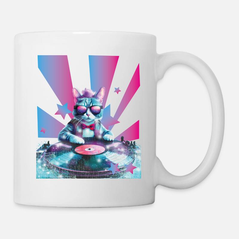 DJ Mix, Ai Katze - Tasse - Weiß