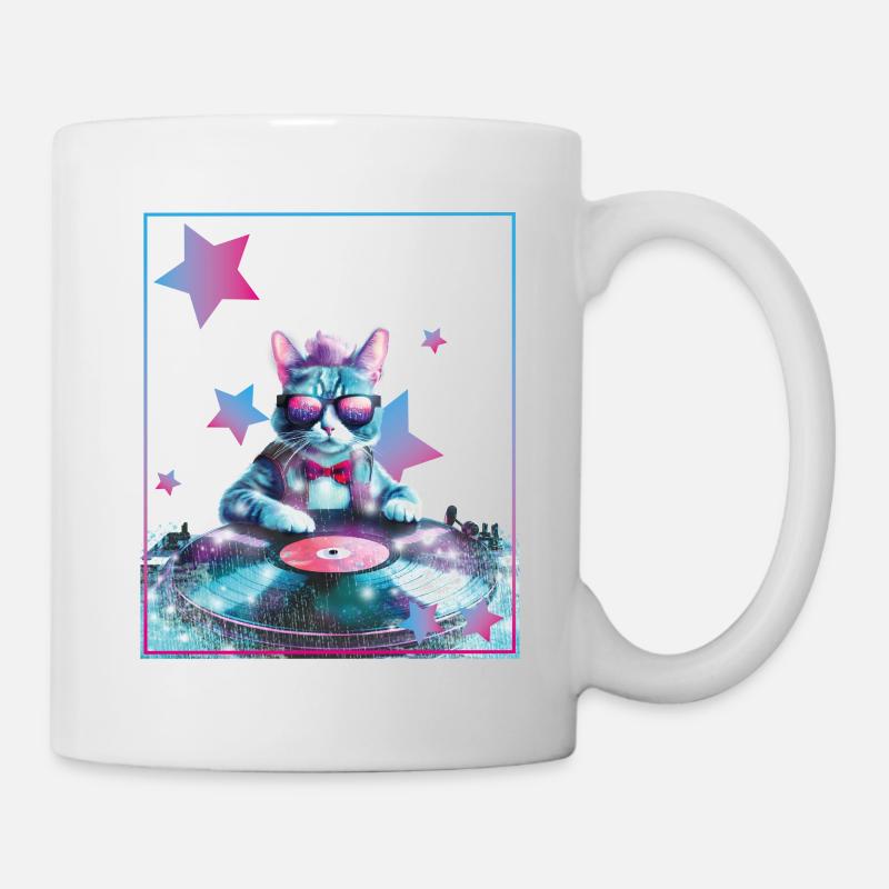 DJ Mix, Ai Cat - Mug - white