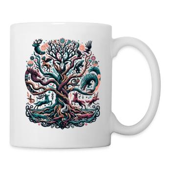 Celtic Tree of Life: Symphony of the Wild - Mug - white - Right