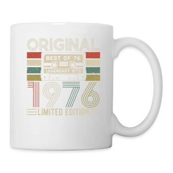 Anniversaire vintage 1976 - Mug blanc - blanc - Droite