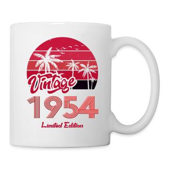 Vintage Year 1954 Limited Edition Red - Mug - white - Right