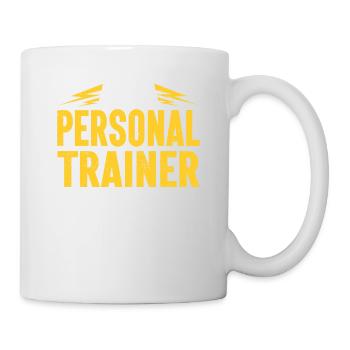 Personal Trainer Coach Gym Workout Fitness Trainer - Mug - white - Right
