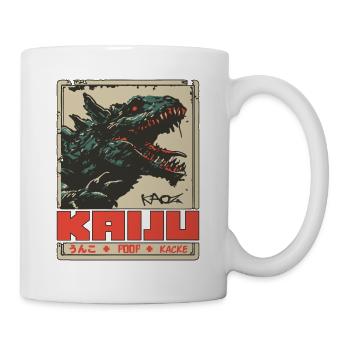 Japan Kanji Kaiju Kacke - Tasse - Weiß - Rechts