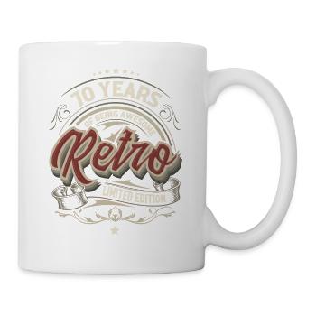 70 Year Anniversary Gift Vintage Special - Mug - white - Right