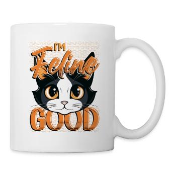 Funny Cat Lady, Cat Mom - Mug - white - Right
