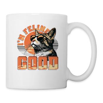 Funny Cat Lady, Cat Mom - Mug - white - Right