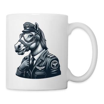 Cute Horse Pilot - Mug - white - Right