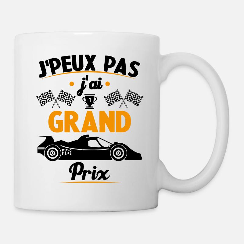 Je Peux Pas J ai Grand Prix - Mug blanc - blanc