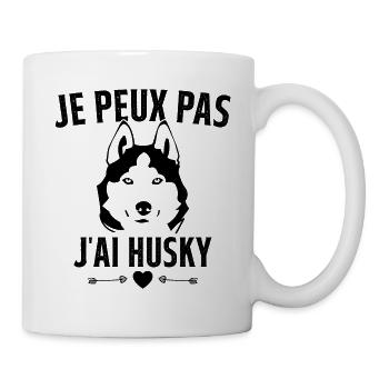 I can't I have Husky - Mug - white - Right