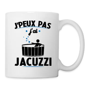 Ich kann keinen Whirlpool haben - Tasse - Weiß - Rechts
